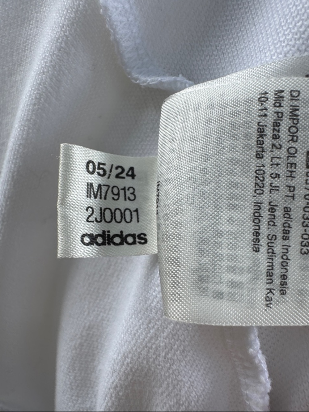 adidas Originals x Jude Bellingham Track Top Jacket White Blue Size M - Picture 14 of 16